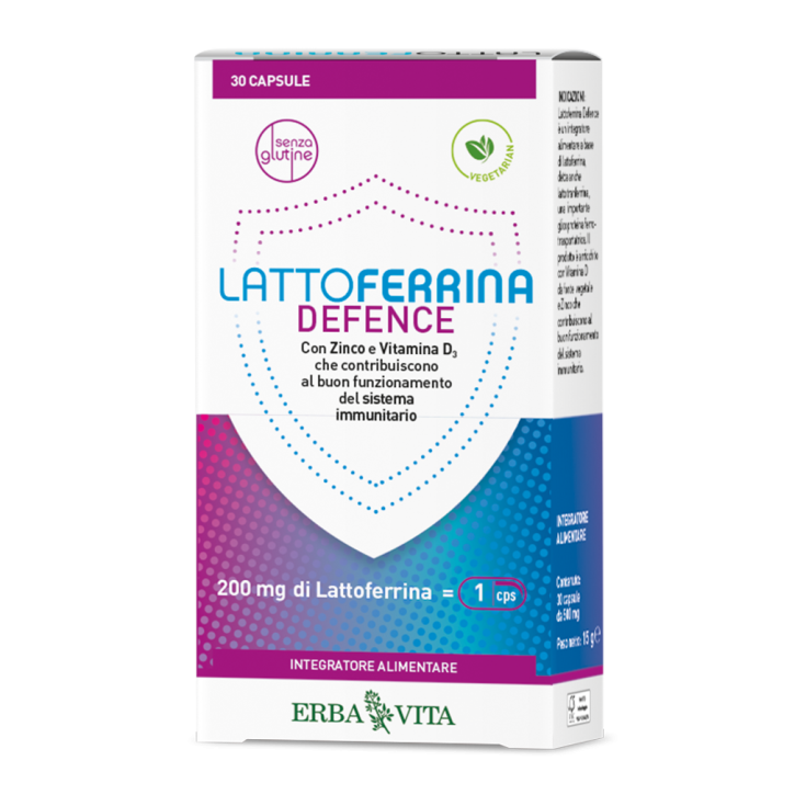 Lactoferrine Défense Erba Vita 30 Gélules