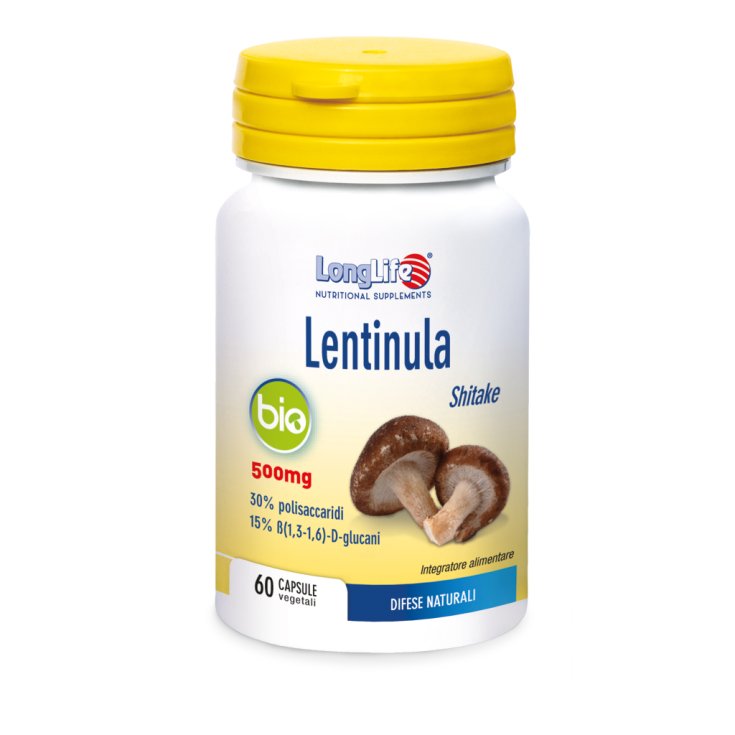 Lentinule Bio 500mg LongLife 60 Capsules Végétariennes