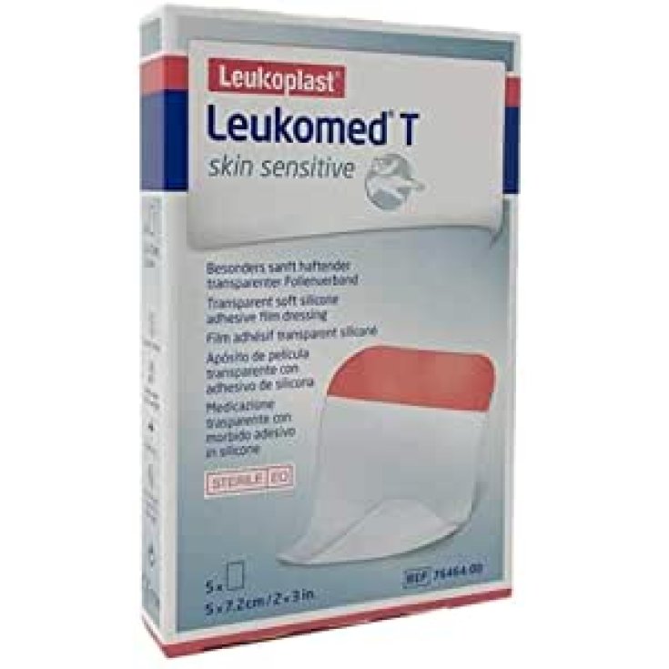 Leukomed T Skin Sensitive Leukoplast 5 Patchs 7,2X5cm