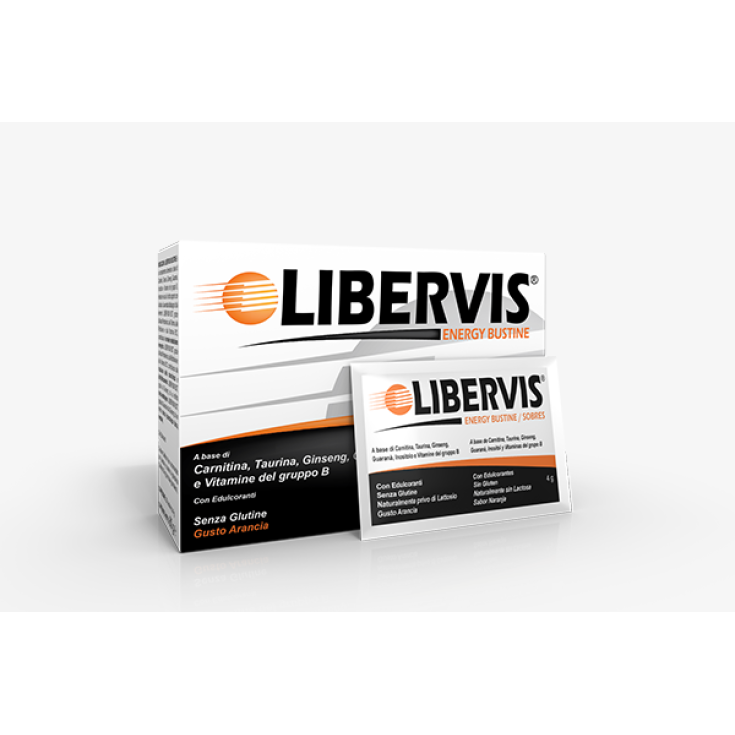 Libervis® Energy ShedirPharma® Goût Orange 20 Sachets