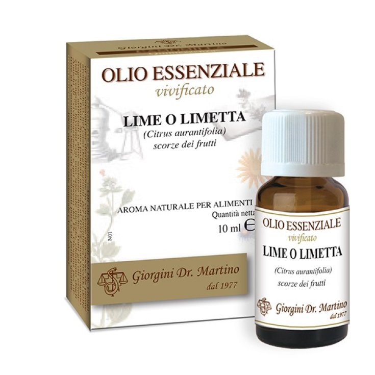 Huile Essentielle Vivifiée Citron Vert Ou Citron Vert Dr. Giorgini 10 ml