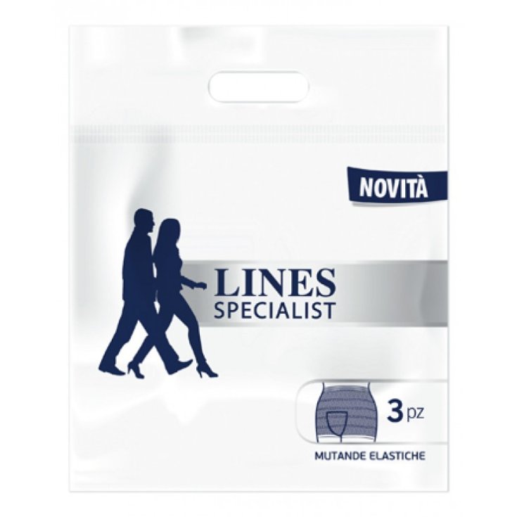 LINES SPECIALIST Caleçon Élastique Taille S 3 Pièces