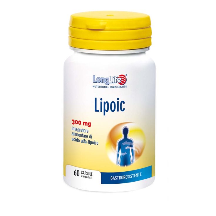 Lipoic 300mg LongLife 60 Capsules Végétariennes