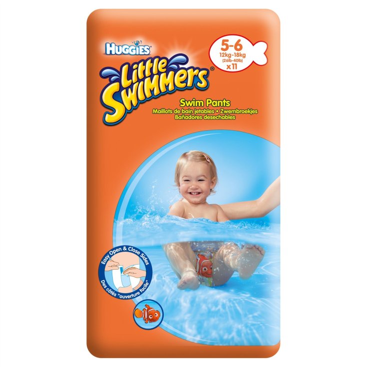 Little Swimmers Huggies® Couches Unisexe Taille L 11 Pièces