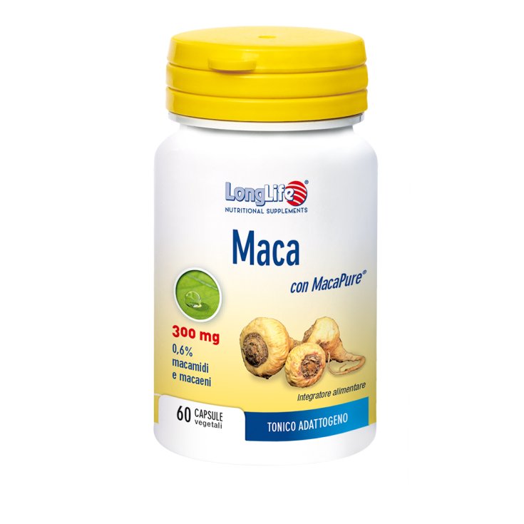 Maca 300mg LongLife 60 Capsules Végétariennes