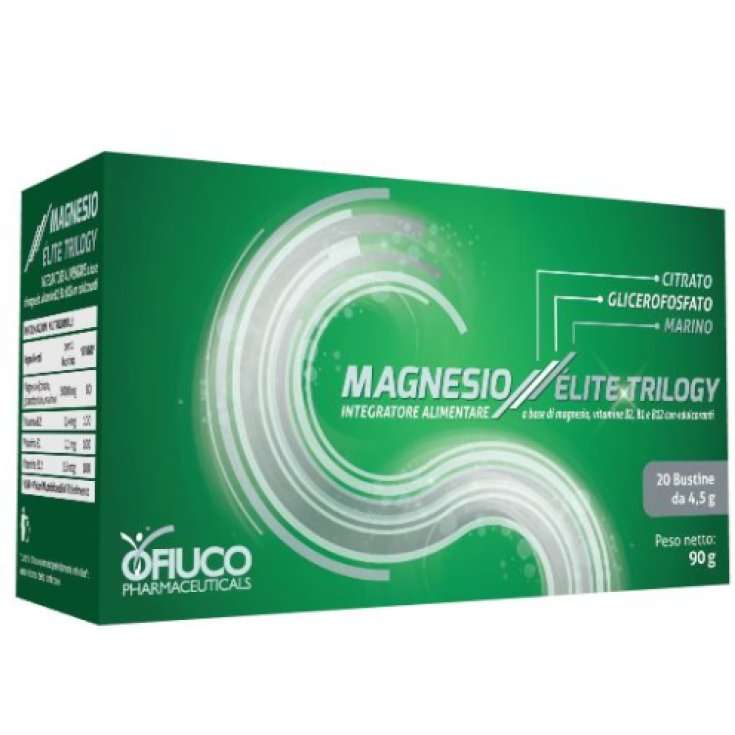 Magnésium Elite Trilogy Ofiuco Pharmaceuticals 20 Sachets