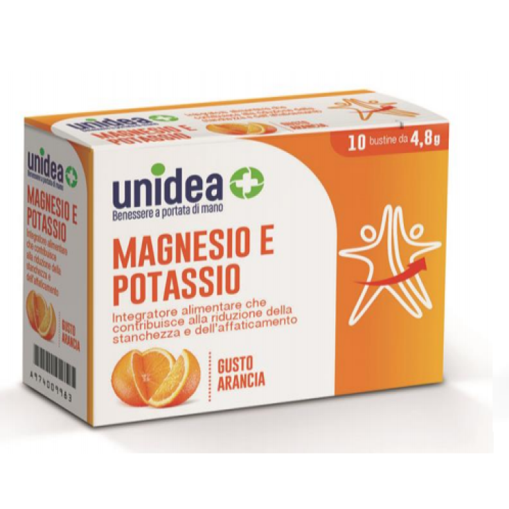 MAGNÉSIUM ET POTASSIUM unidea 10 Sachets