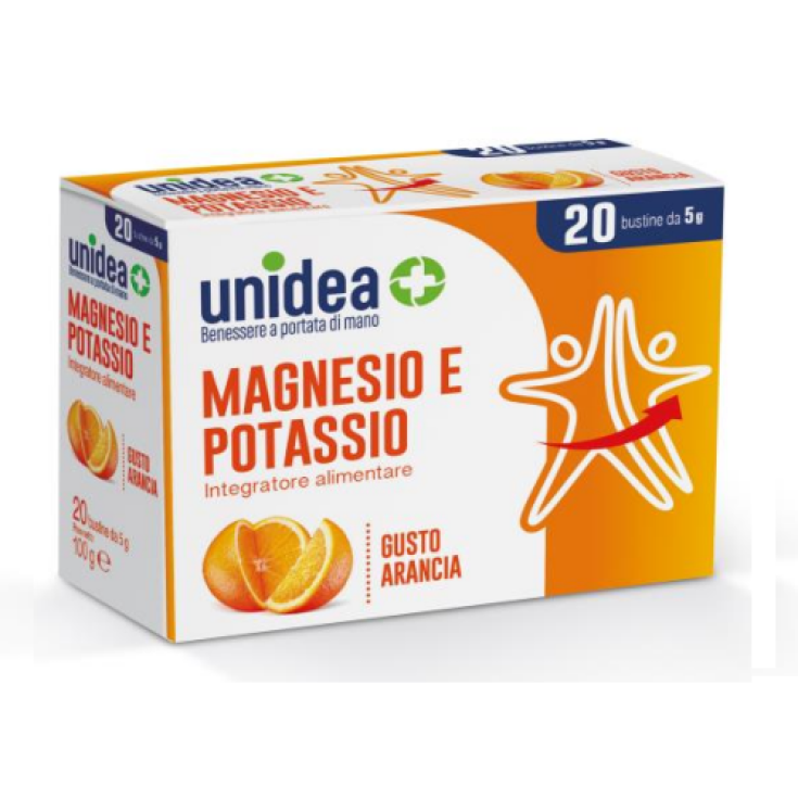 MAGNÉSIUM ET POTASSIUM unidea 20 Sachets