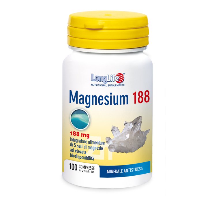 Magnésium 188 LongLife 100 Comprimés Enrobés