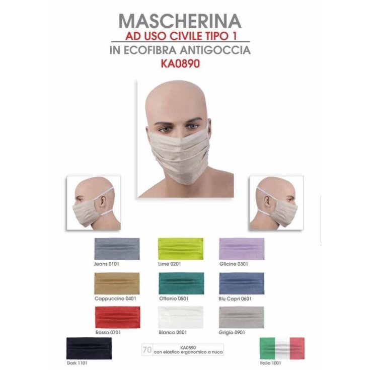 Masque KA0890 Couleur Blanc 1 Pièce