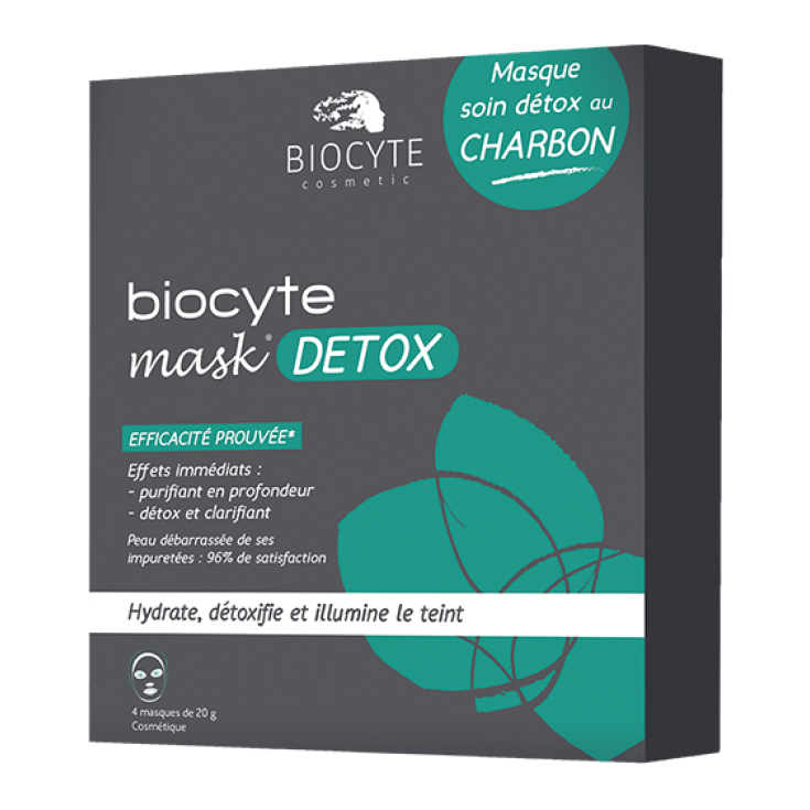 Masque Détox Biocyte 4 Sachets Unidoses de 20g