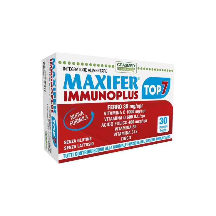 Maxifer Immunoplus Top 7 Crasmed Pharma 30 Comprimés