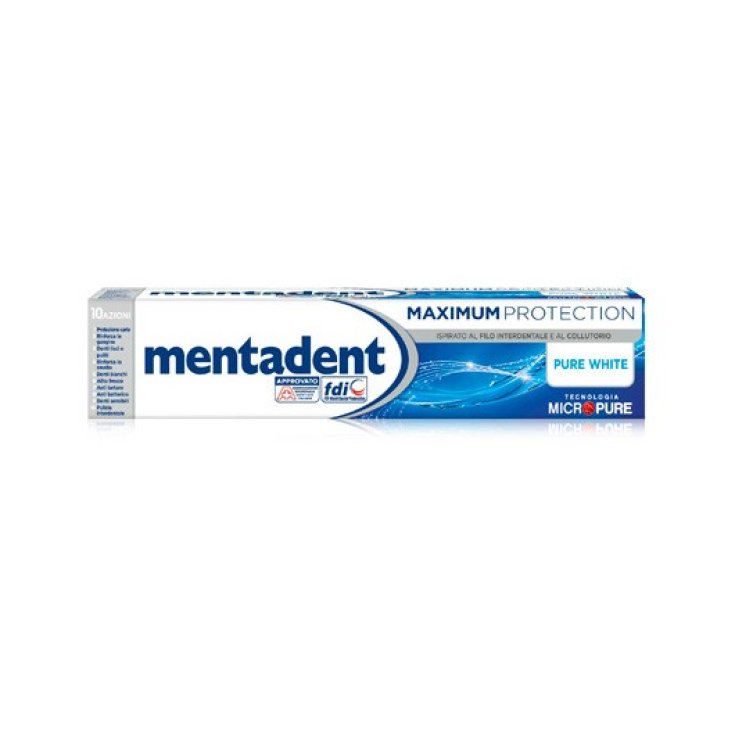 Mentadent Protection Maximum Blanc Pur 75 ml