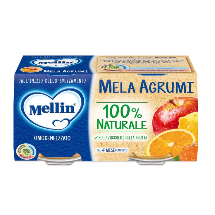 Pomme Agrumes Mellin 2x100g