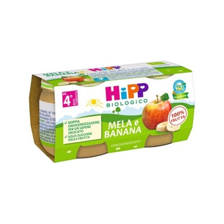 Pomme Banane Hipp Bio 2x80g