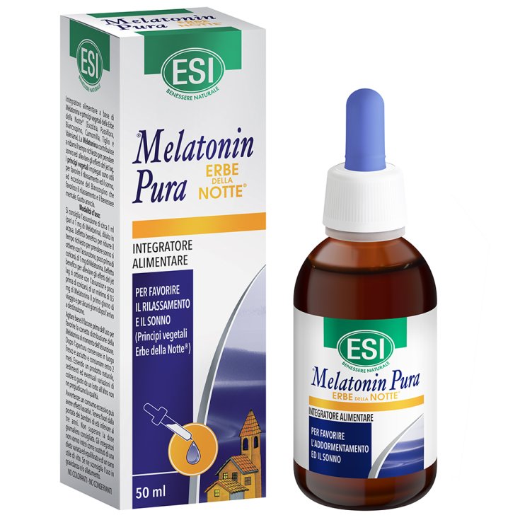 Mélatonine Pure Aux Herbes De La Nuit Esi 50ml