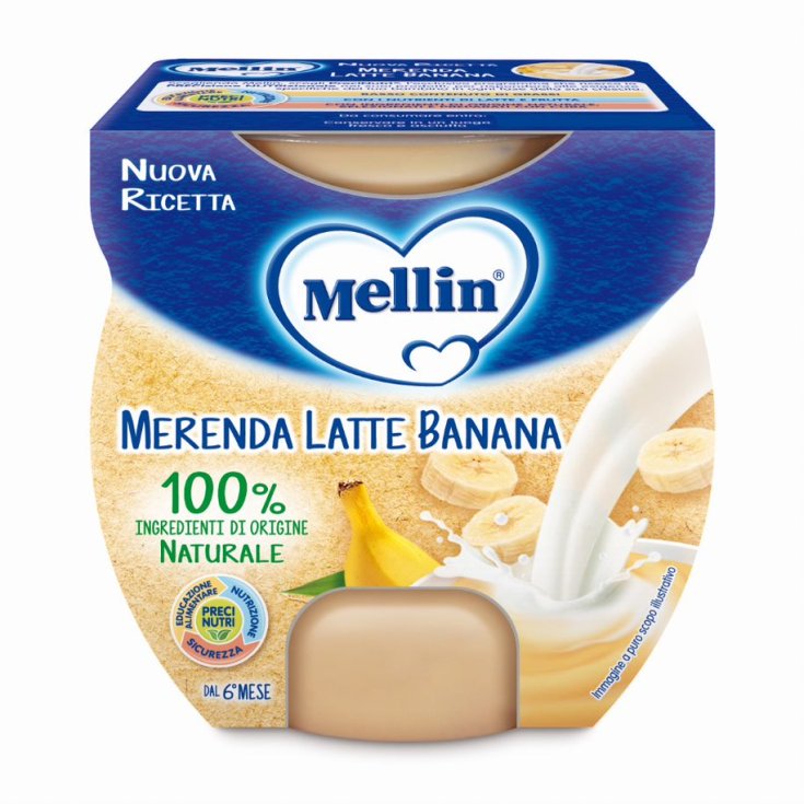 Snacks Lait Banane Mellin 2x100g