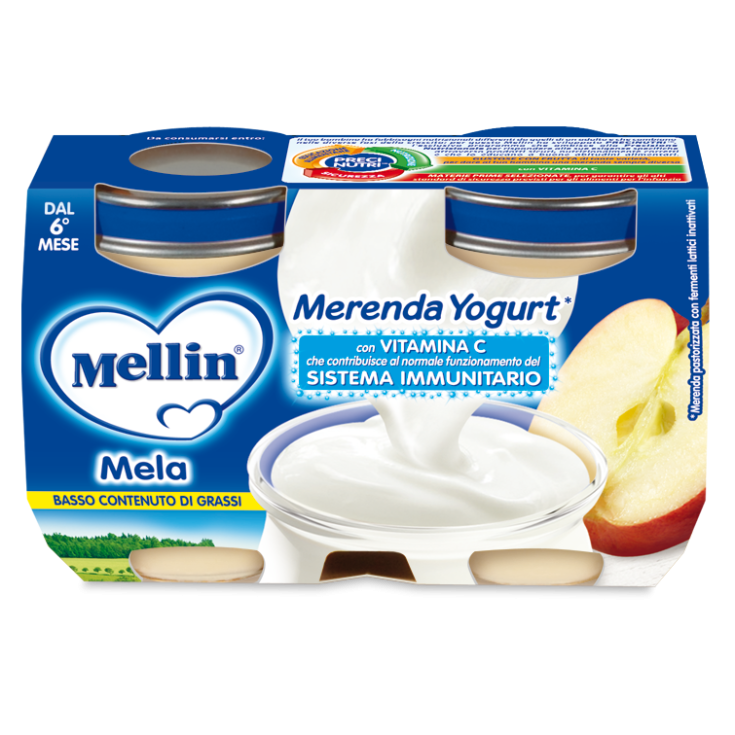 Snack au yaourt et à la pomme Mellin 2x120g