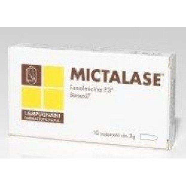 Mictalase 10 suppositoires de 2g