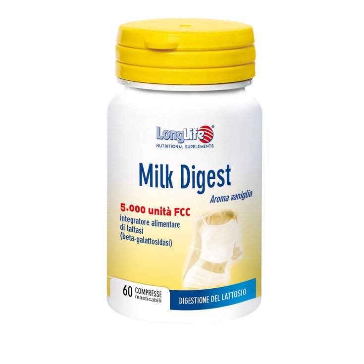 Milk Digest LongLife 60 Comprimés à Croquer