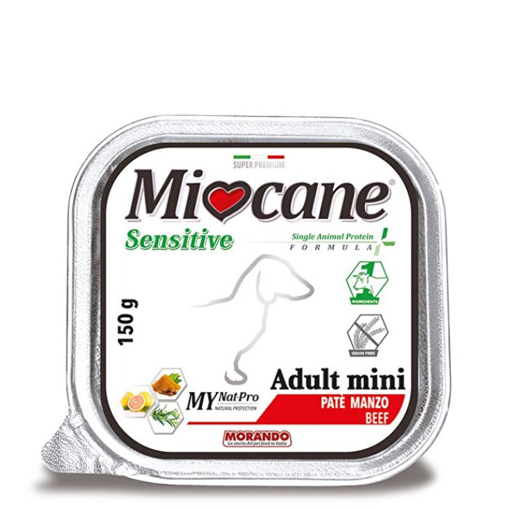 MioCane Sensitive Adult Mini Morando 150g Pâté de Bœuf