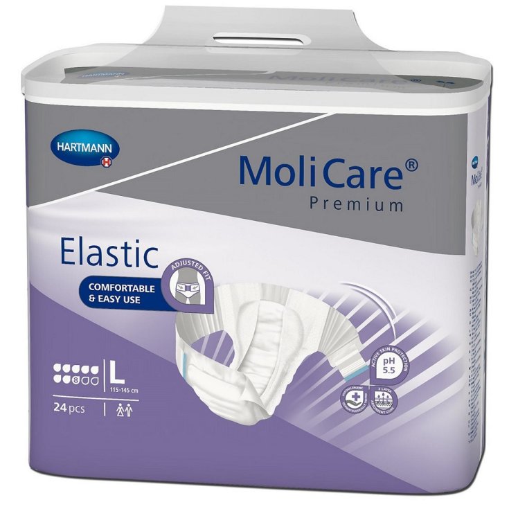 MoliCare Elastic Hartmann 24 Serviettes 8 G Taille L