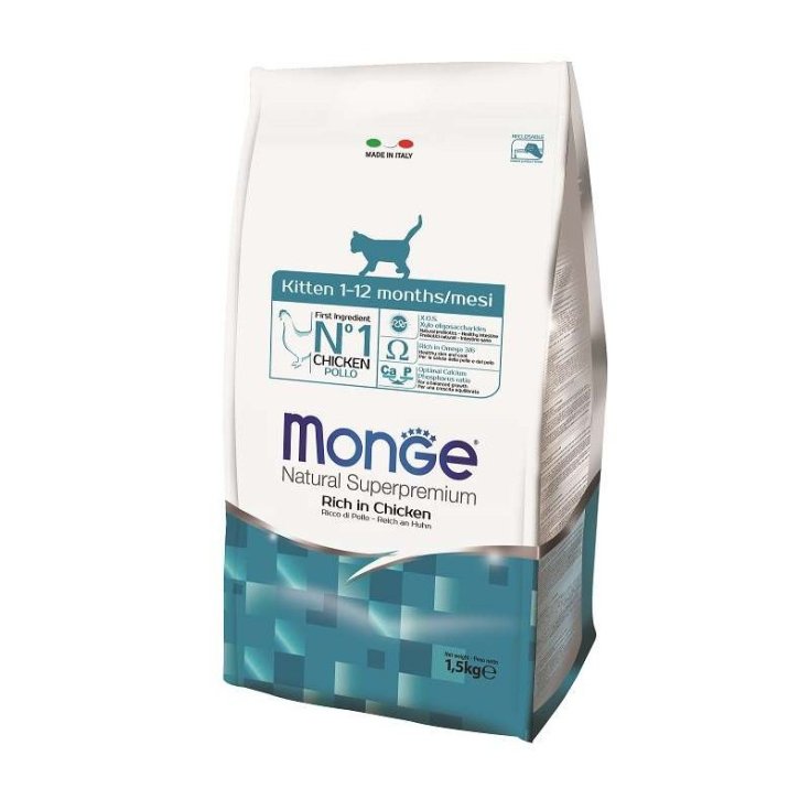 Monge Gatto Naturel Superpremium 1 / 12Mesi Poulet 1,5Kg