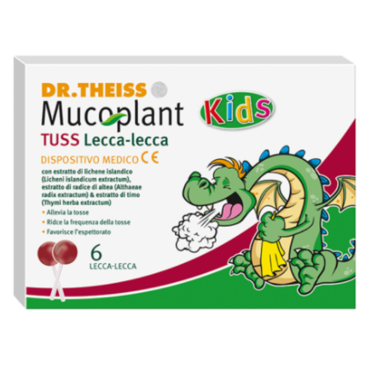 Mucoplant Kids Sucette Tuss Dr. Theiss 6 pièces