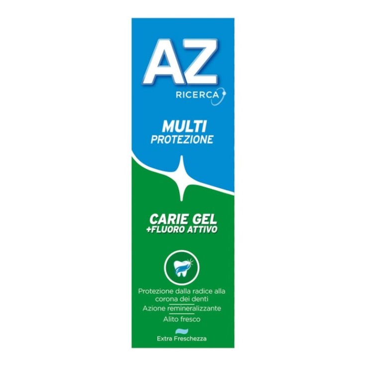 Gel Multi-Protection Caries + Fluor Actif Az Research 75ml + 25ml