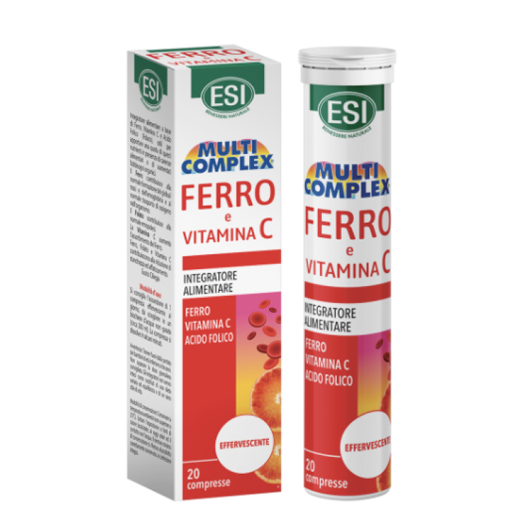 Multicomplexe Fer E Vitamine C Esi 20 Comprimés