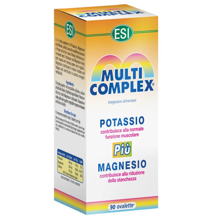 Multicomplexe Potassium Plus Magnésium Esi 90 Ovalette