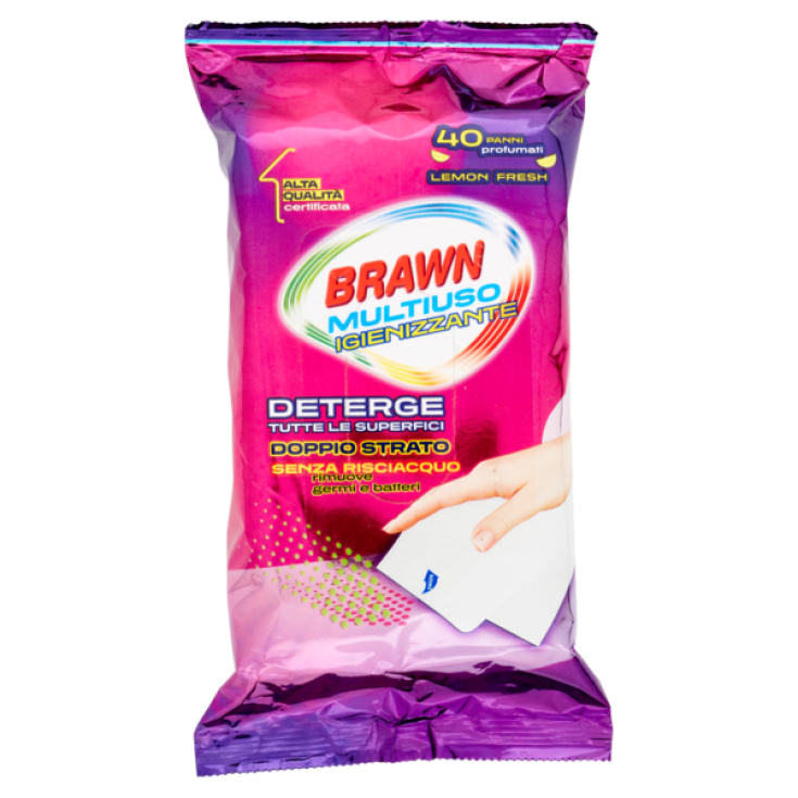 Désinfectants polyvalents BRAWN 40 Chiffons