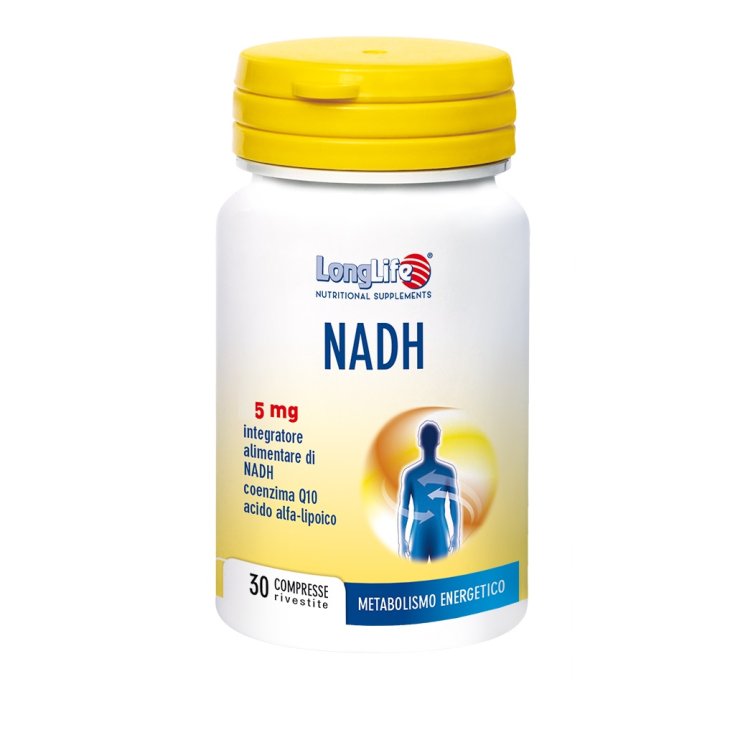 NADH 5mg LongLife 30 Comprimés Enrobés