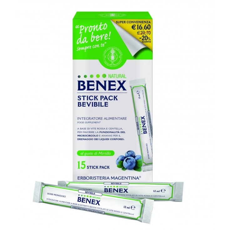 Natural Benex Herbalist Magentina 15 StickPack