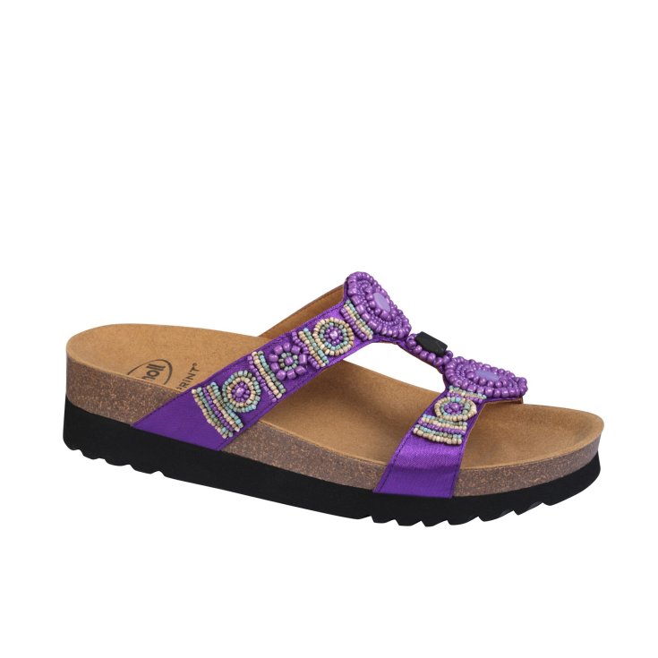 Nouveau Bogotà Scholl® Femme Sandale Bioprint® Violet Taille 36