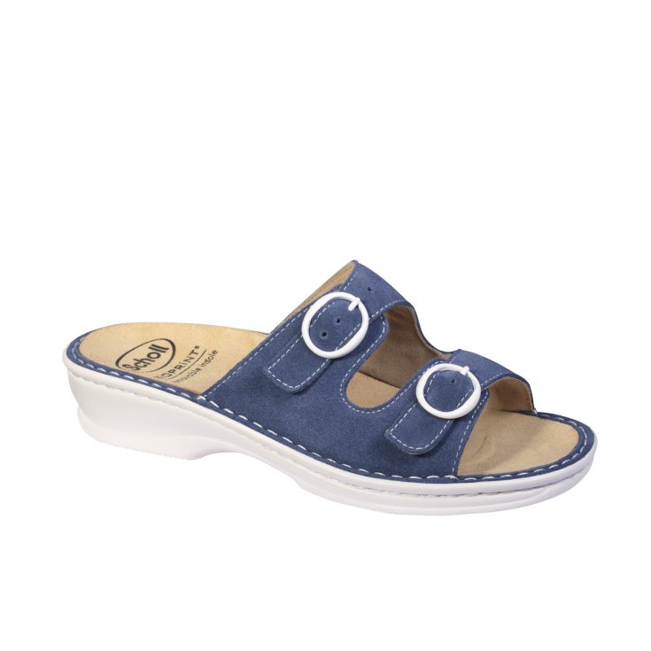 Nicoletta Scholl® Bleu Bioprint® Chaussons Femme Taille 36