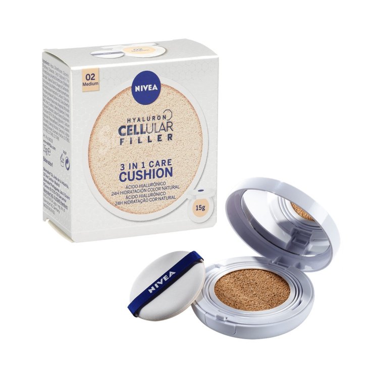 Hyaluron Cellular Filler Coussin 3 En 1 Teinte Moyenne NIVEA 15g