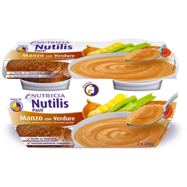 Nutilis Repas de boeuf aux légumes Nutricia 2x300g