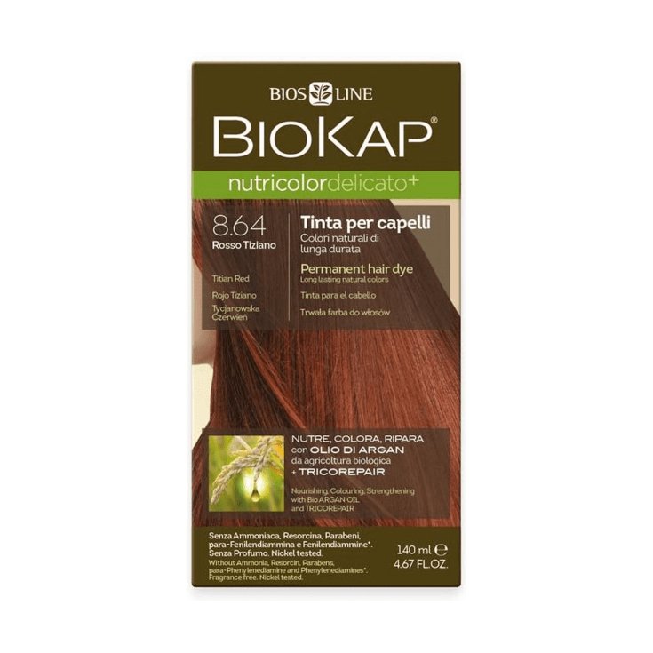 Nutricolor Delicato Rosso Tiziano 8.64 BioKap 140ml