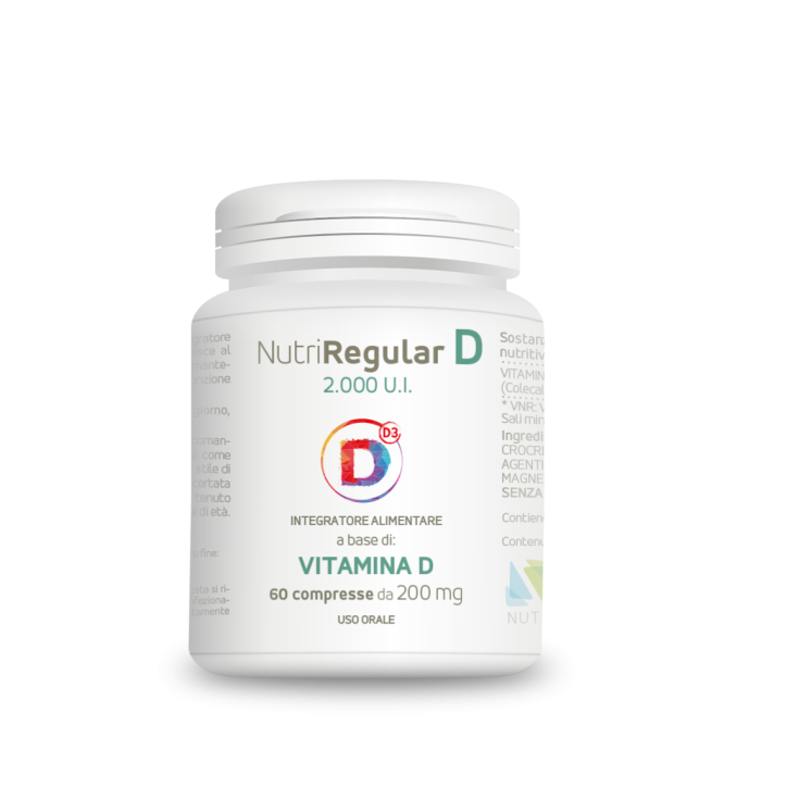 NutriRegular D 2 000 UI Vegan Nutrileya 60 Comprimés