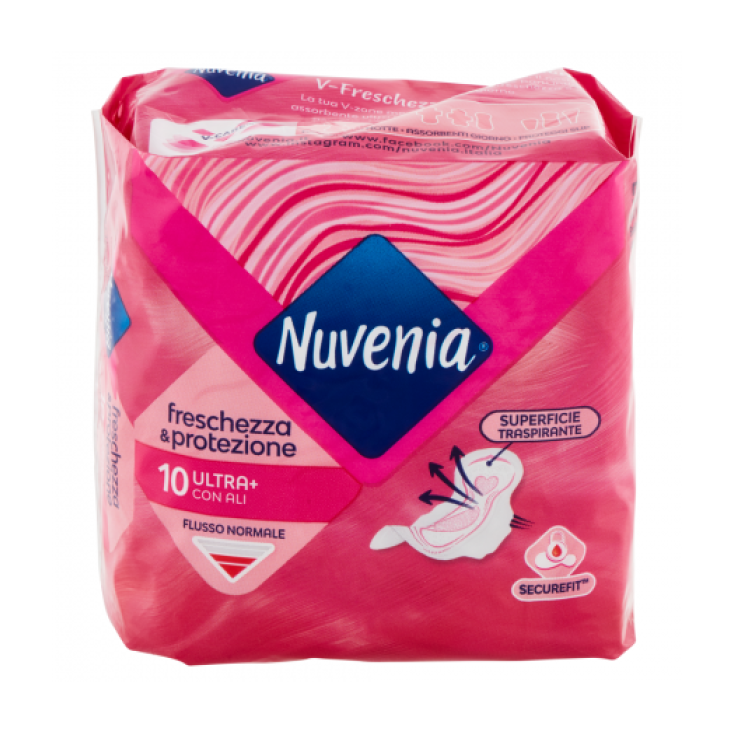Fraîcheur & Protection ULTRA+ AVEC AILES Nuvenia 10 Absorbant