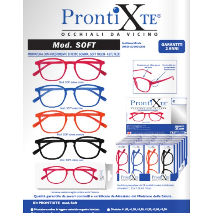 Lunettes Close Up Soft Rouge +2.00 ProntiXte