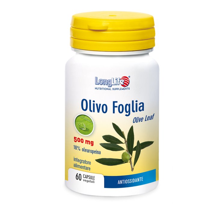 Feuille d'Olivier 500mg LongLife 60 Capsules Végétariennes