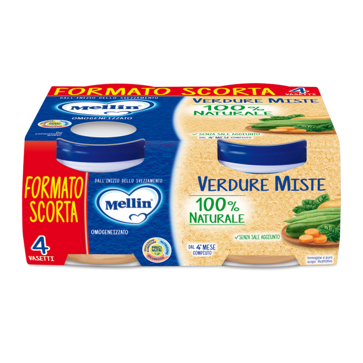 Mélange de Légumes Homogénéisés Mellin® 4X80g