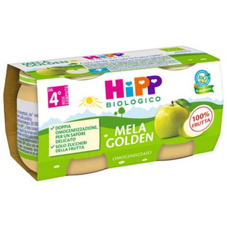 Homogénéisé Pomme Golden Hipp 2X80g