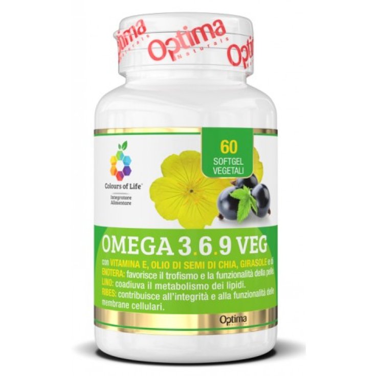 Oméga 3.6.9 VEG Colors Of Life® Optima Naturals 60 SoftGel