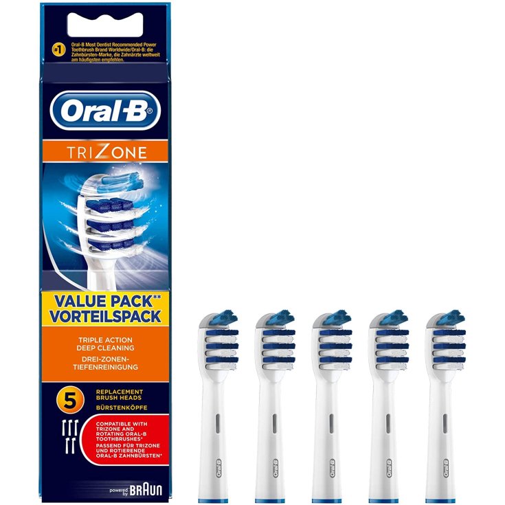 Nouvelles têtes de rechange TriZone Oral-B 5 Nouvelles têtes de rechange TriZone Oral-B 5