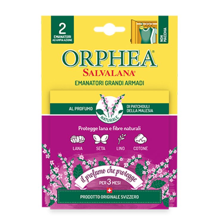 Salvalana Grandes Armoires Emanateurs Patchouli Parfum ORPHEA 2 Pièces