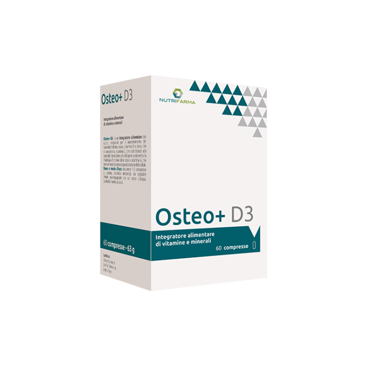 Osteo + D3 NutriFarma par Aqua Viva 60 Comprimés