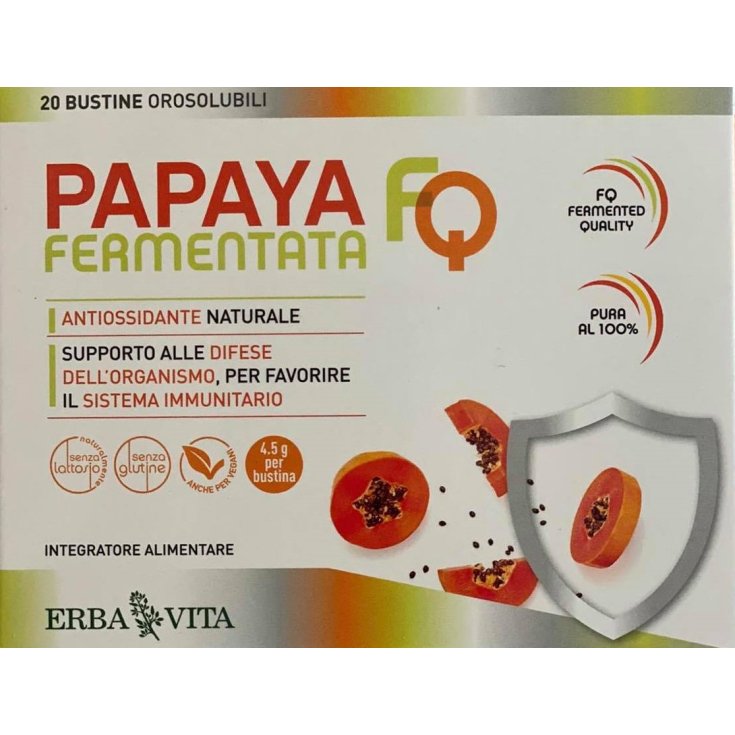 Papaye Fermentée Fq Erba Vita 20 Sachets Orosolubles